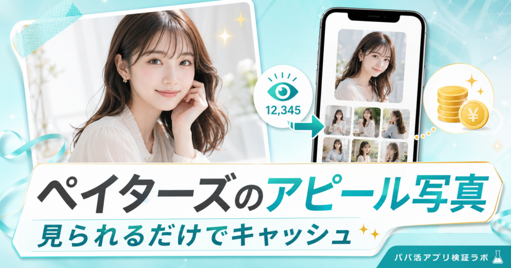 ペイターズのアピール写真とは？見られるだけでキャッシュが貯まる仕組みを解説アイキャッチ画像